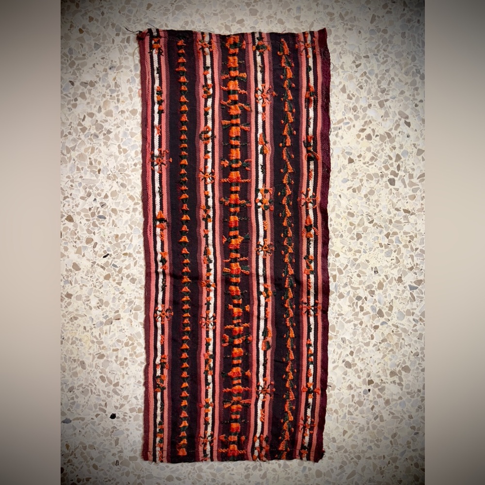 Beautiful traditional Berber embroidered panel - One of a Kind